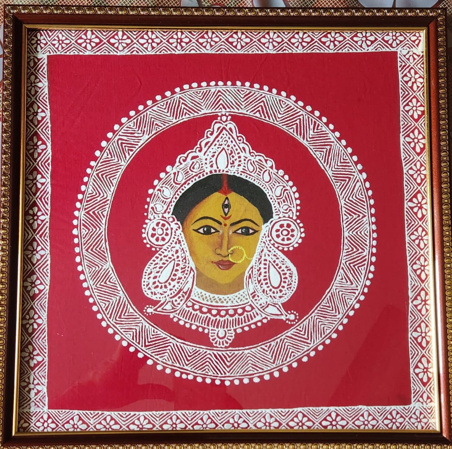 Aipan Art Saraswati