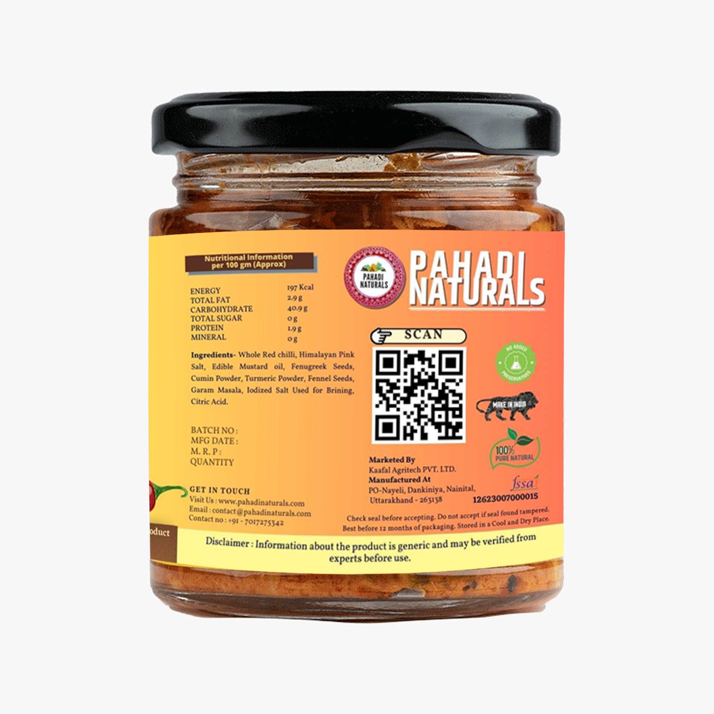 Red Chilli Pickle
